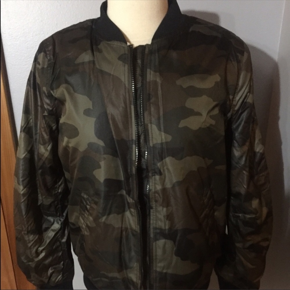 Camo Bomber Jacket
